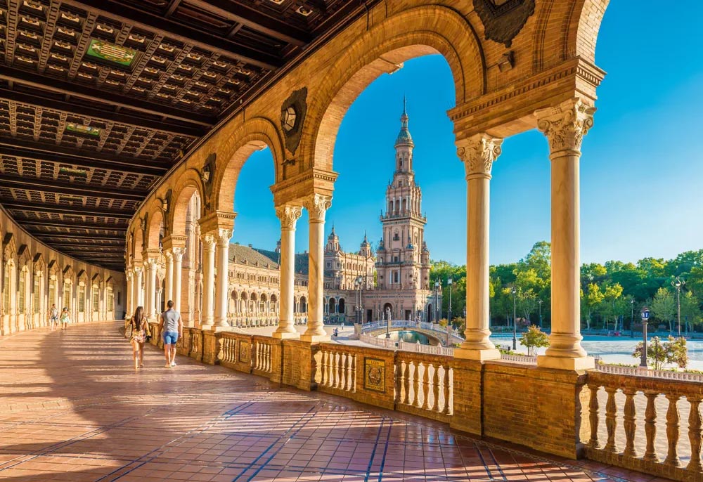 Vista de la Plaza de España